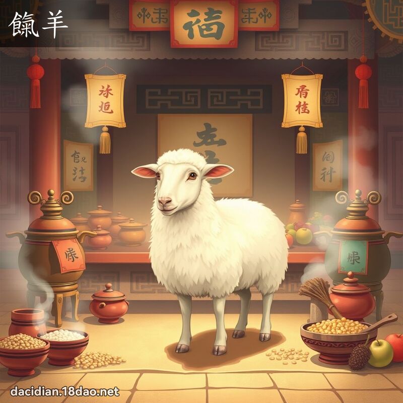 餼羊 - 国语大辞典配图