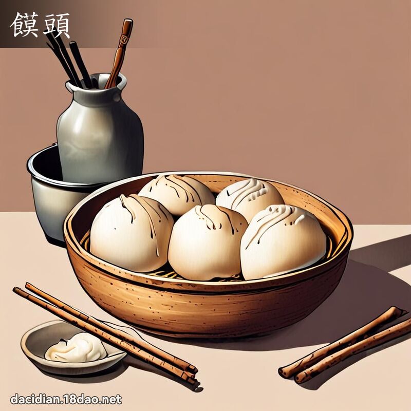 饃頭 - 國語大辭典配圖