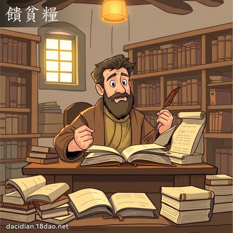 饋貧糧 - 國語大辭典配圖