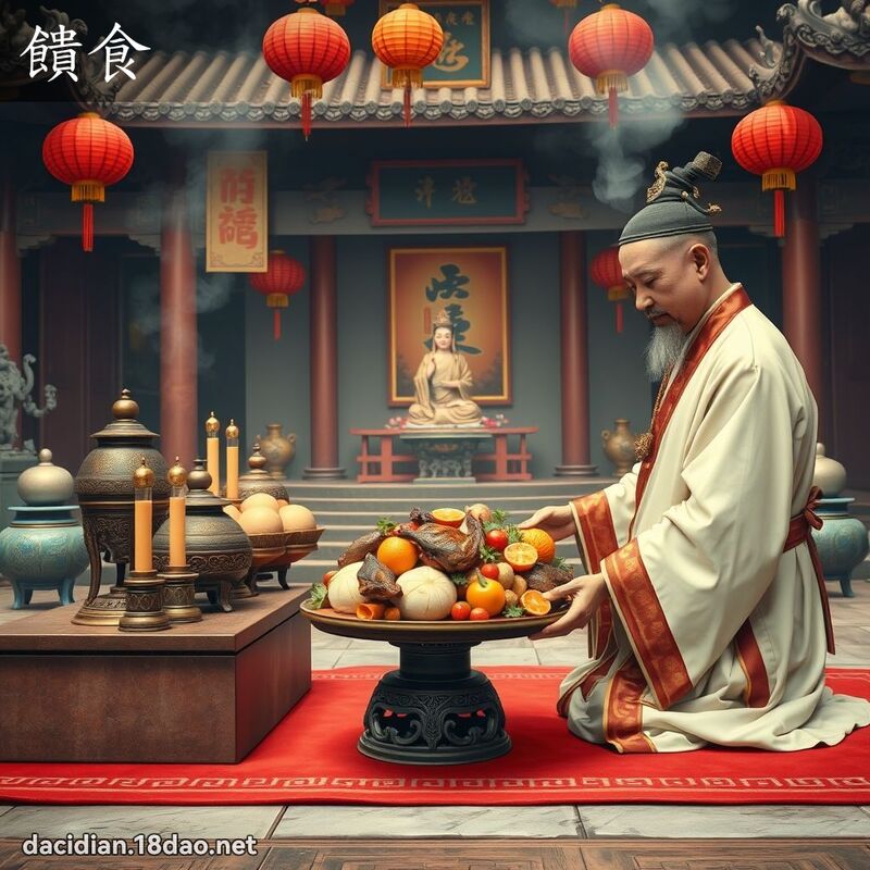 馈食 - 国语大辞典配图