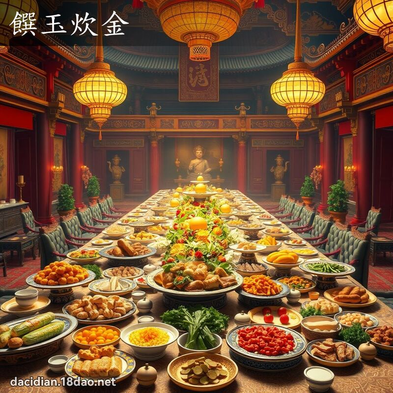 饌玉炊金 - 国语大辞典配图