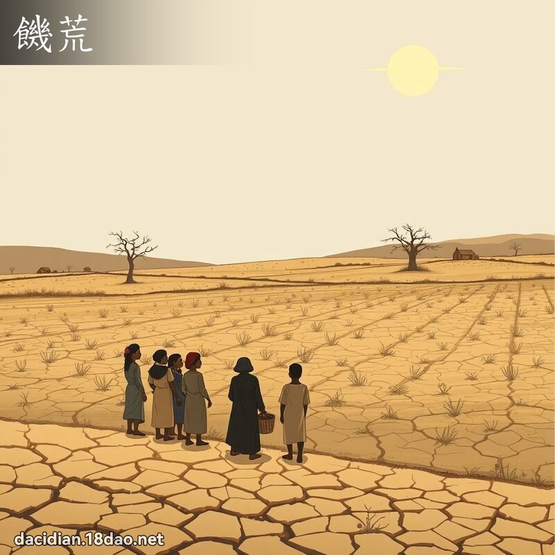 饥荒 - 国语大辞典配图