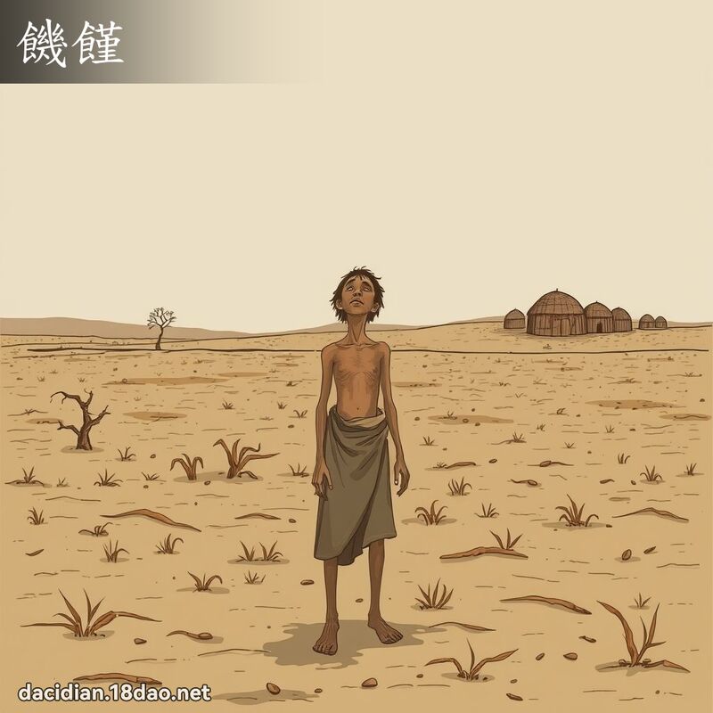 饑饉 - 國語大辭典配圖