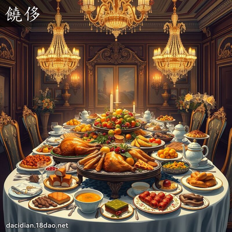 饒侈 - 國語大辭典配圖