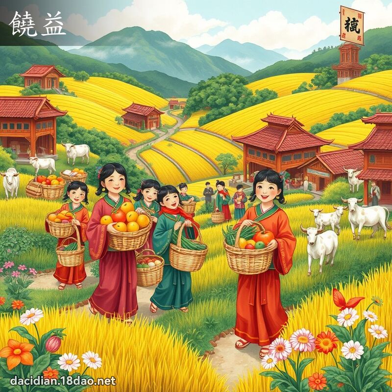 饶益 - 国语大辞典配图