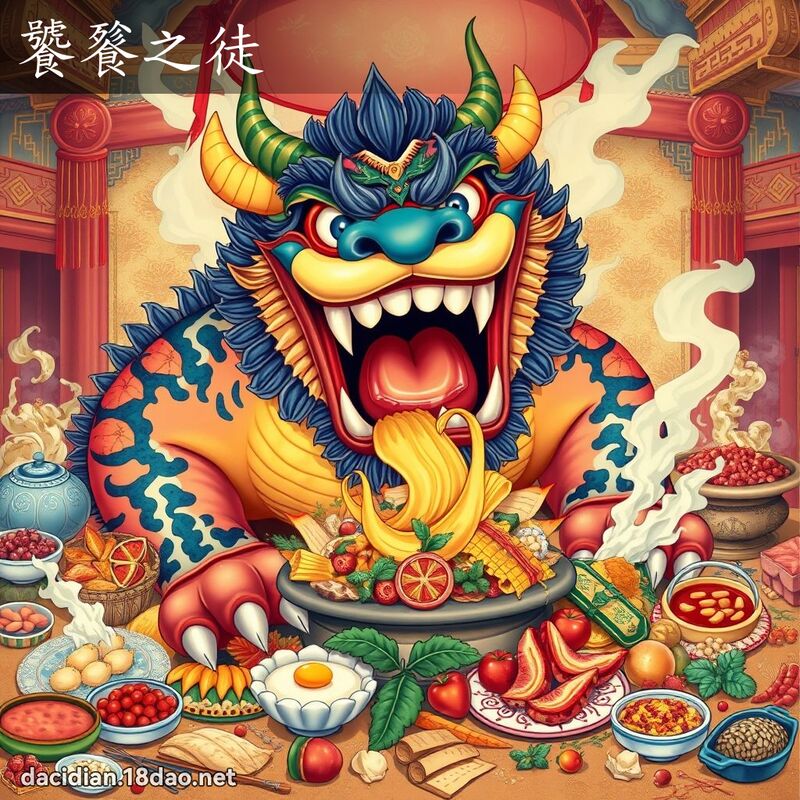 饕餮之徒 - 國語大辭典配圖