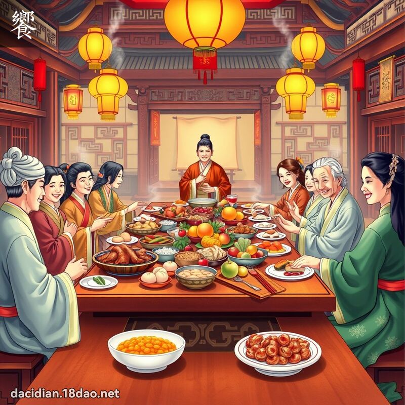 饗 - 国语大辞典配图