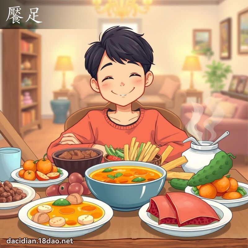 饜足 - 国语大辞典配图
