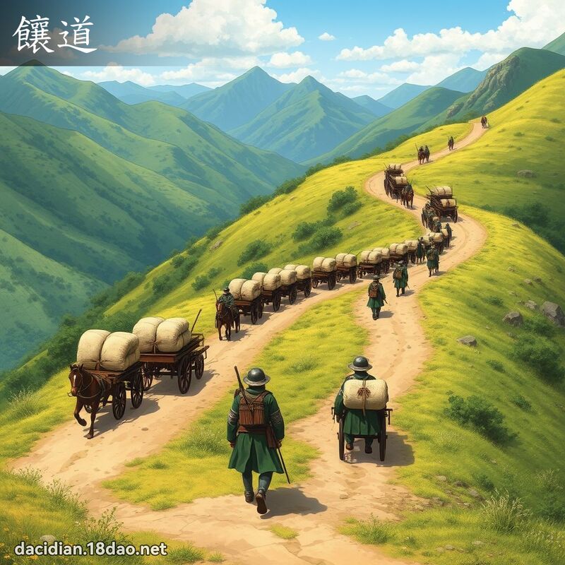 饟道 - 国语大辞典配图