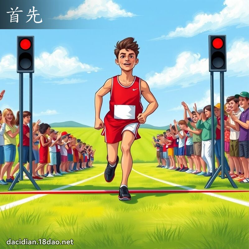 首先 - 国语大辞典配图