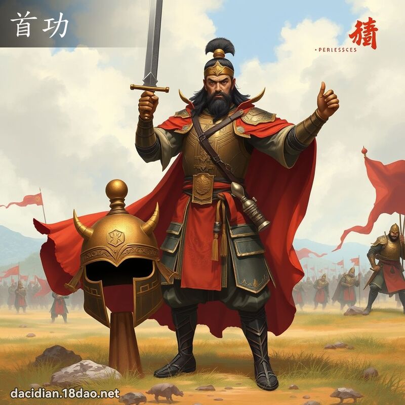 首功 - 國語大辭典配圖