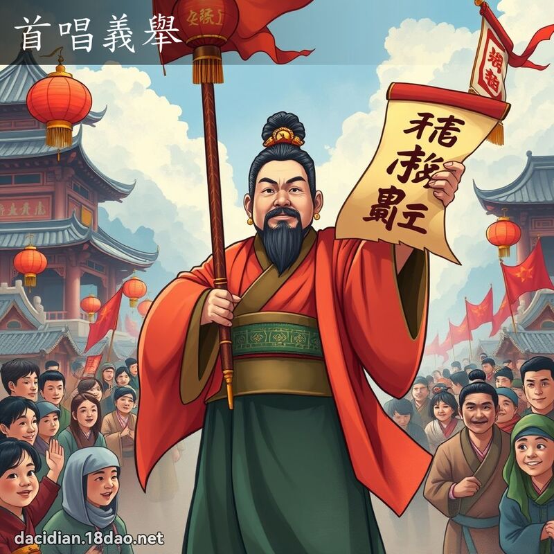 首唱义举 - 国语大辞典配图