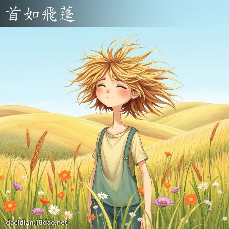 首如飛蓬 - 國語大辭典配圖