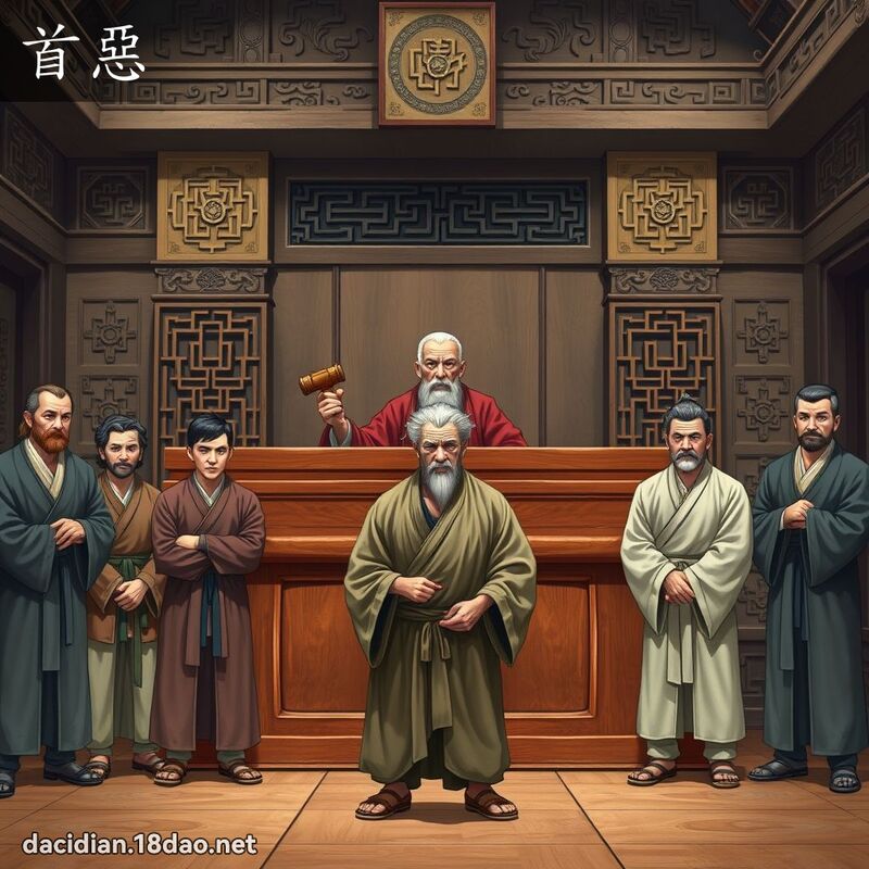 首恶 - 国语大辞典配图