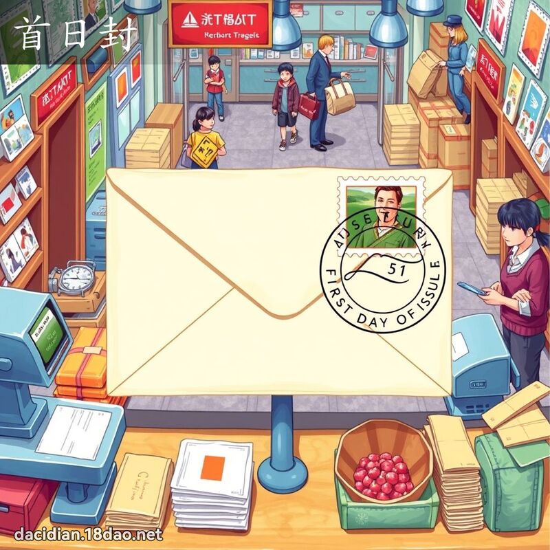 首日封 - 國語大辭典配圖