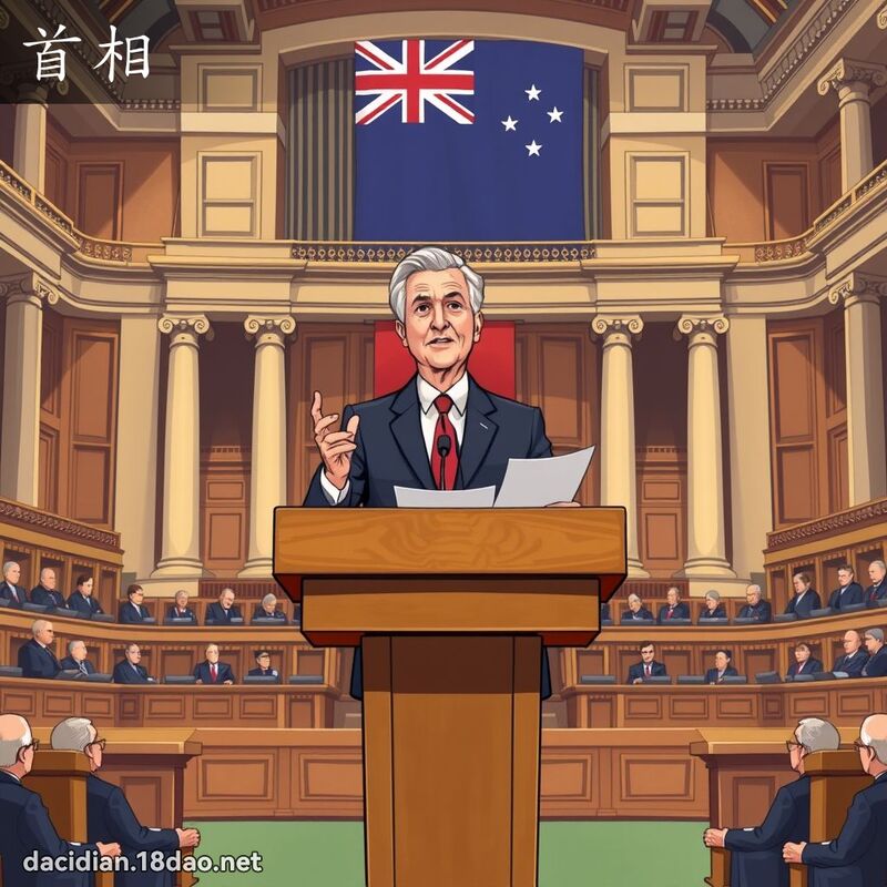 首相 - 國語大辭典配圖
