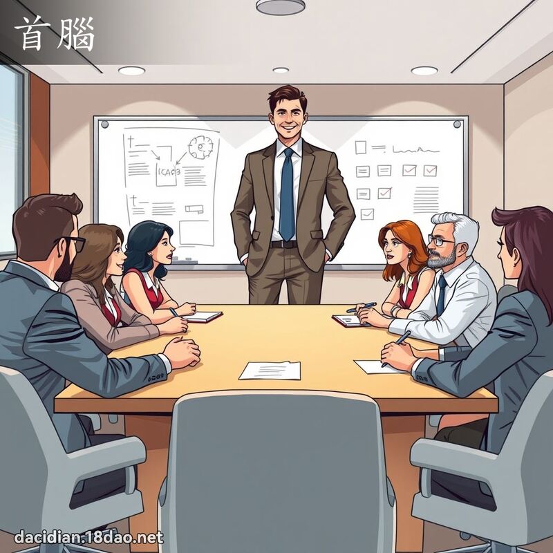 首腦 - 國語大辭典配圖