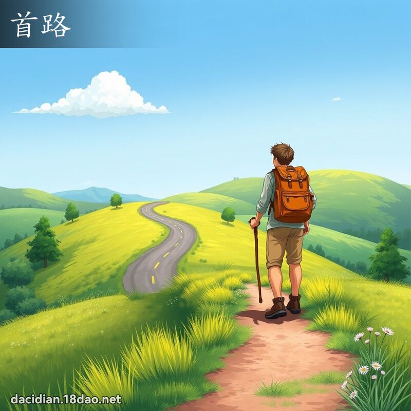 首路 - 國語大辭典配圖