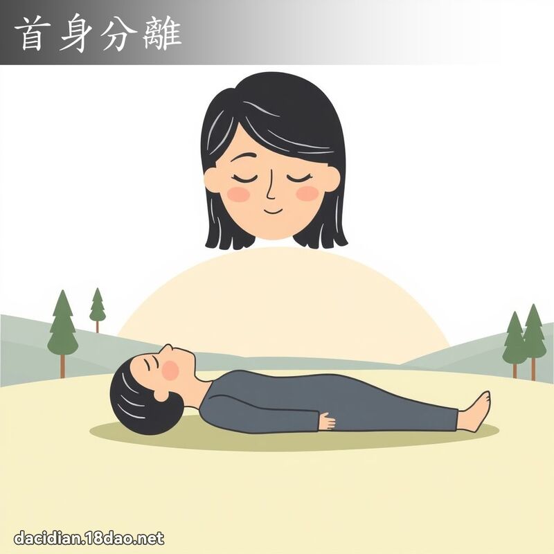 首身分离 - 国语大辞典配图