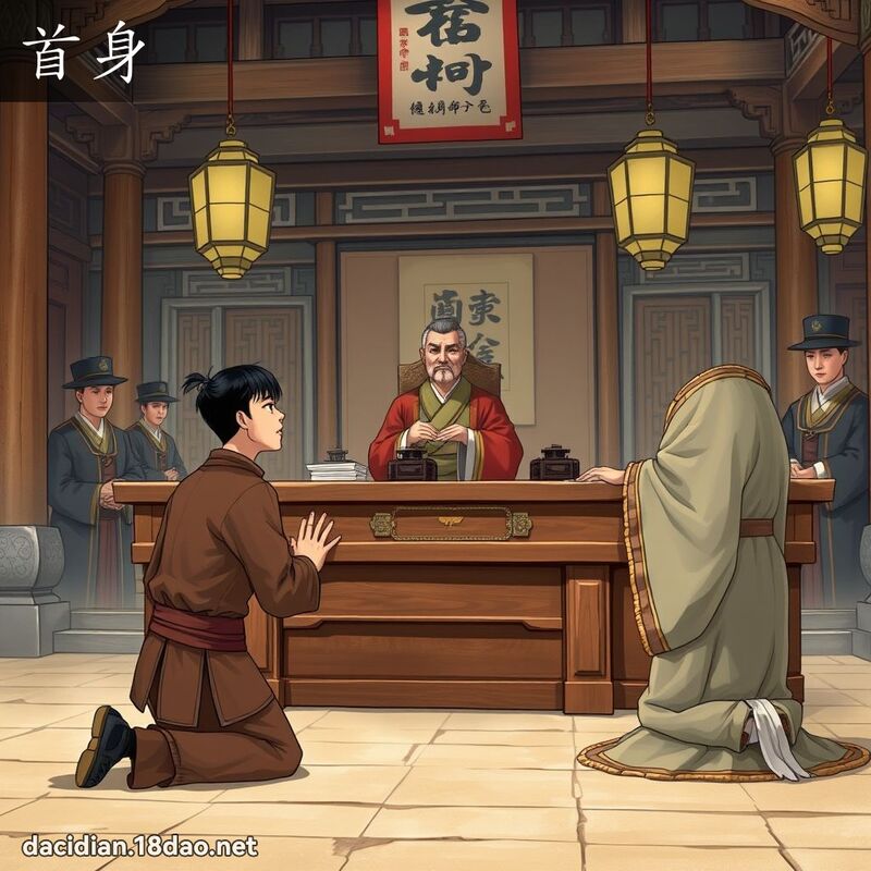 首身 - 國語大辭典配圖