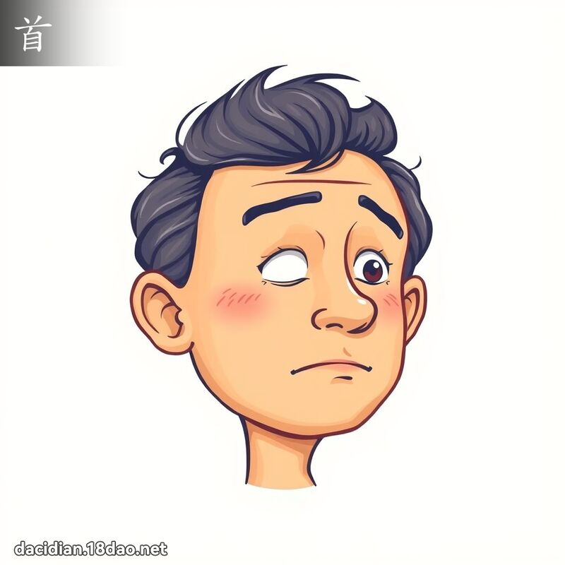 首 - 國語大辭典配圖