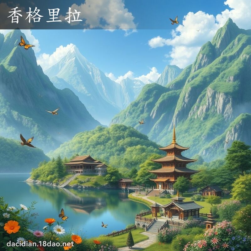 香格里拉 - 國語大辭典配圖