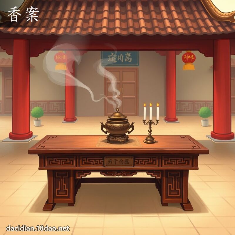 香案 - 国语大辞典配图