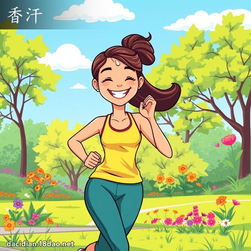 香汗 - 國語大辭典配圖