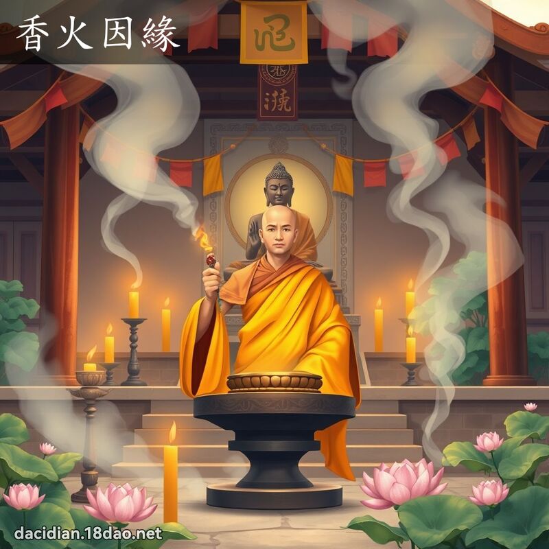 香火因缘 - 国语大辞典配图
