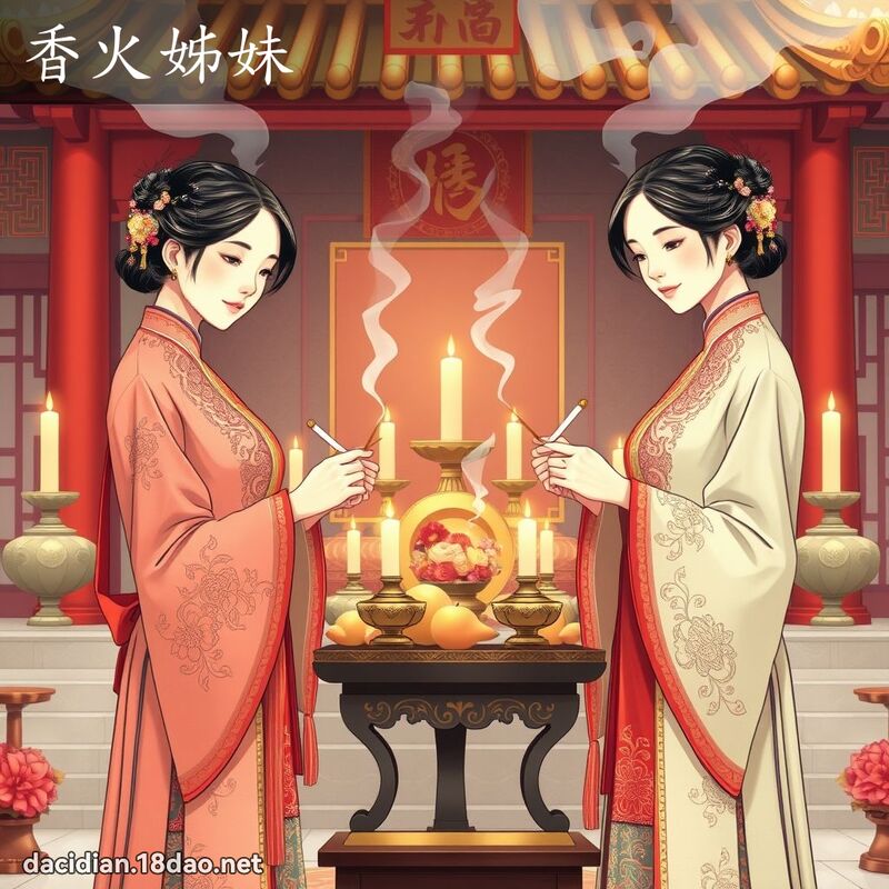 香火姊妹 - 国语大辞典配图