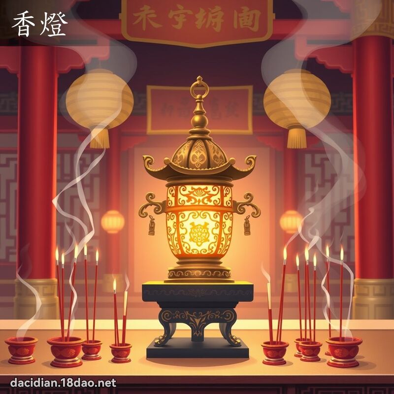 香灯 - 国语大辞典配图