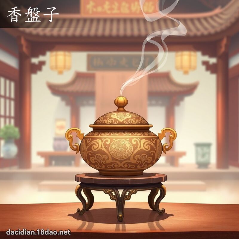 香盤子 - 國語大辭典配圖
