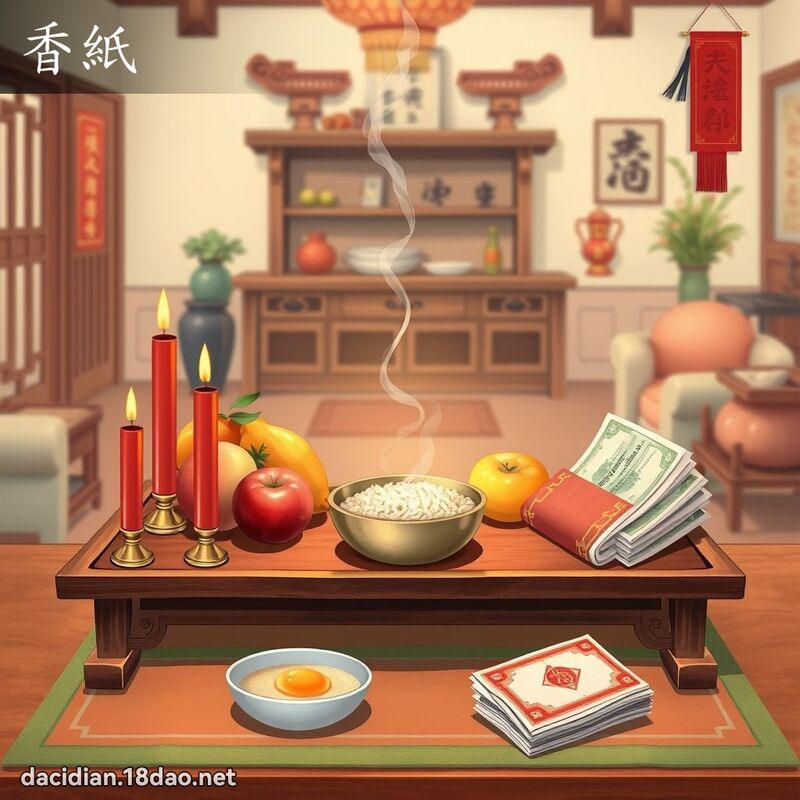 香紙 - 國語大辭典配圖