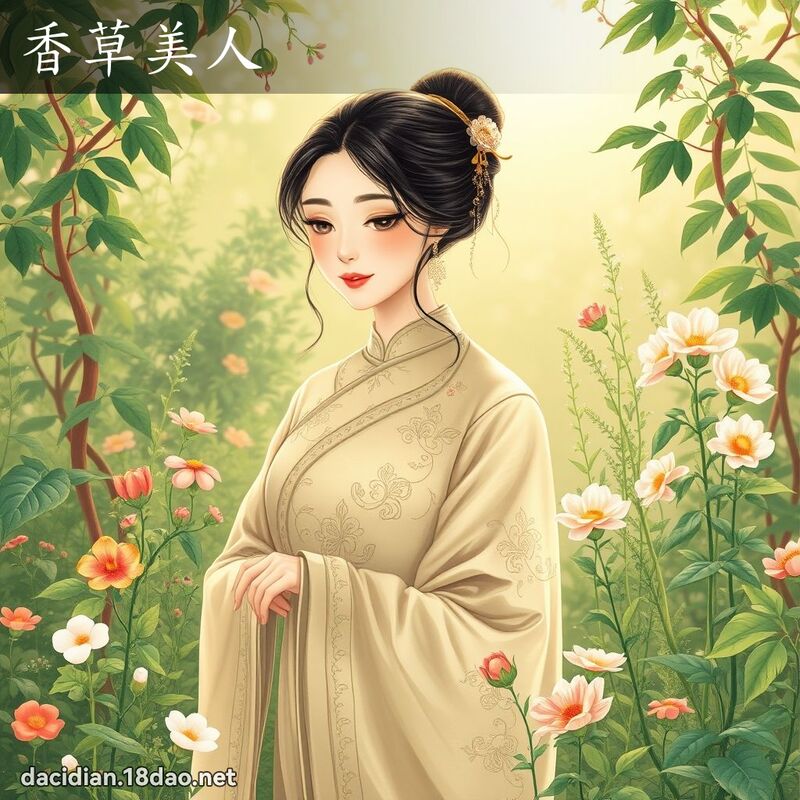 香草美人 - 國語大辭典配圖