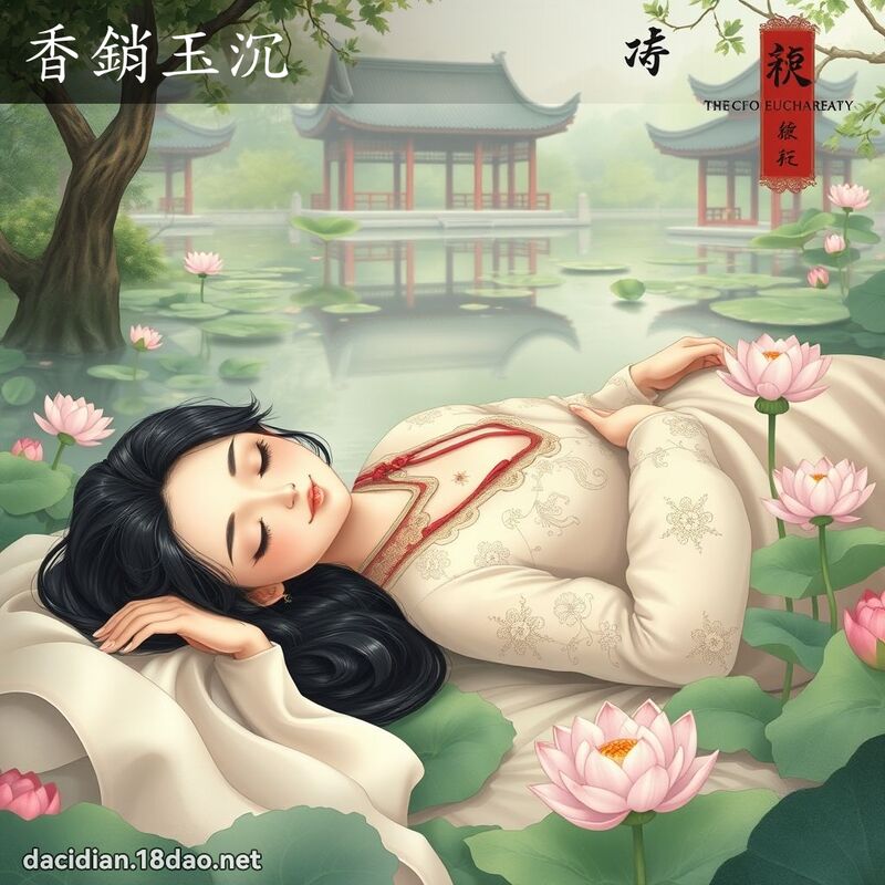 香銷玉沉 - 國語大辭典配圖