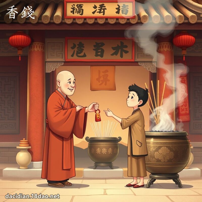 香錢 - 國語大辭典配圖