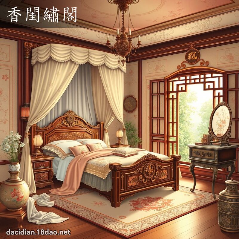香閨繡閣 - 國語大辭典配圖