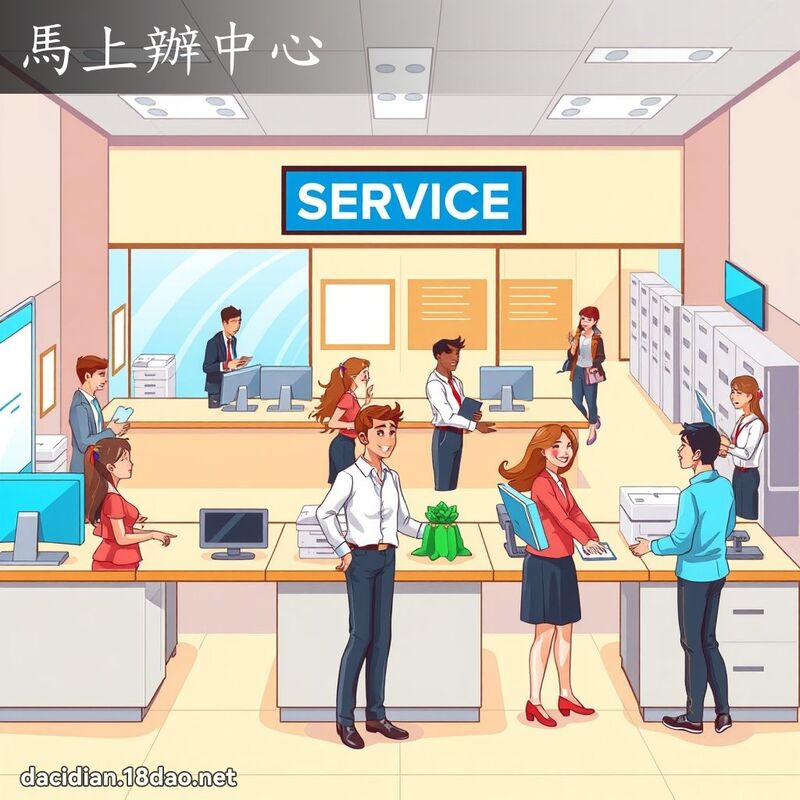 马上办中心 - 国语大辞典配图