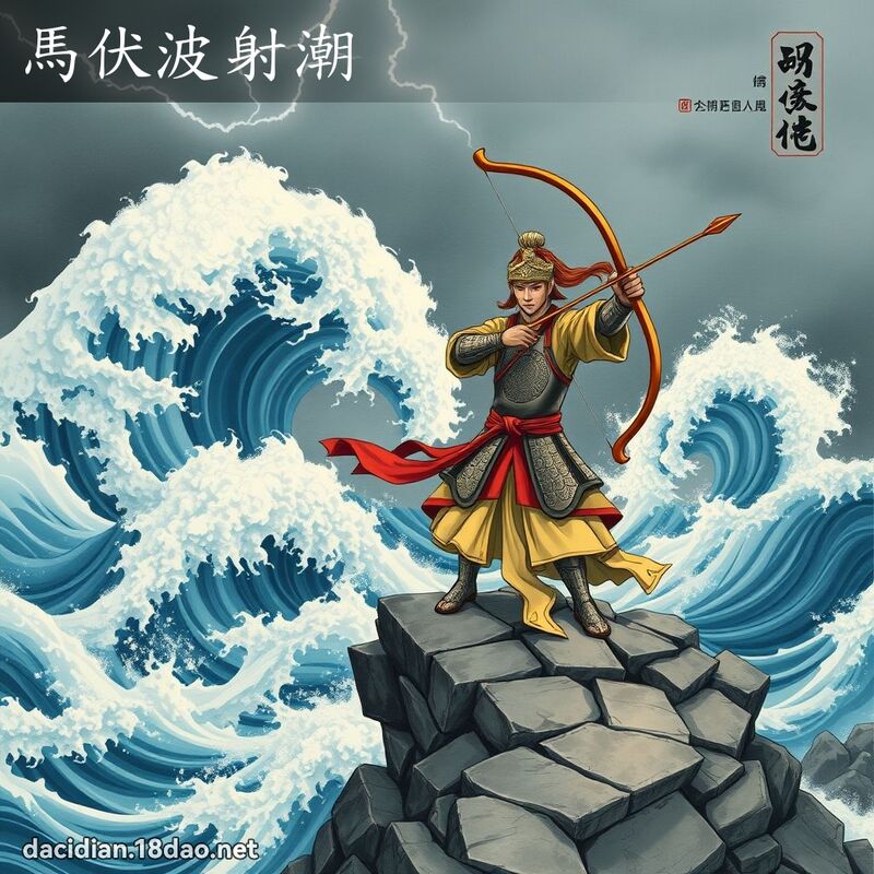 馬伏波射潮 - 國語大辭典配圖