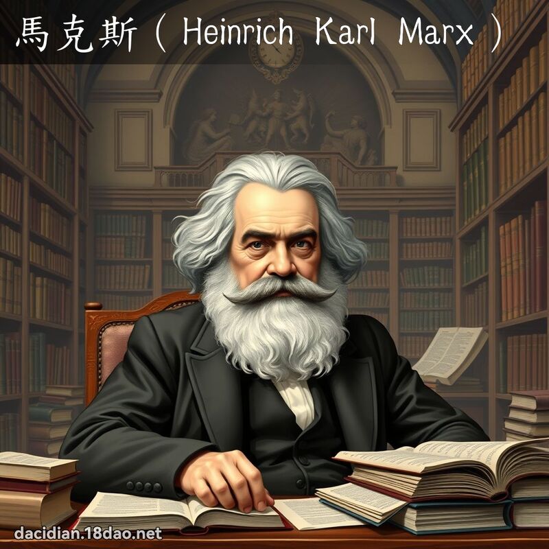 馬克斯（Heinrich Karl Marx） - 國語大辭典配圖