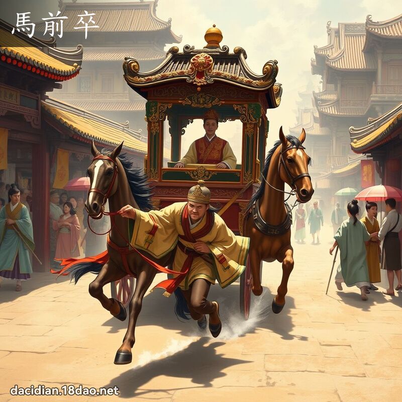 馬前卒 - 國語大辭典配圖