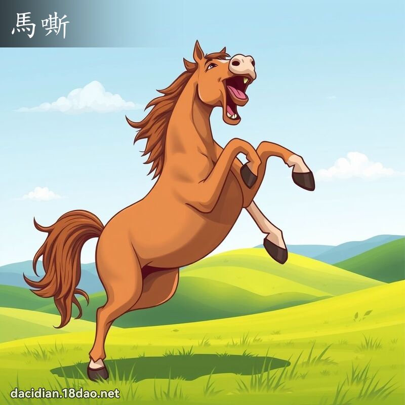 馬嘶 - 國語大辭典配圖