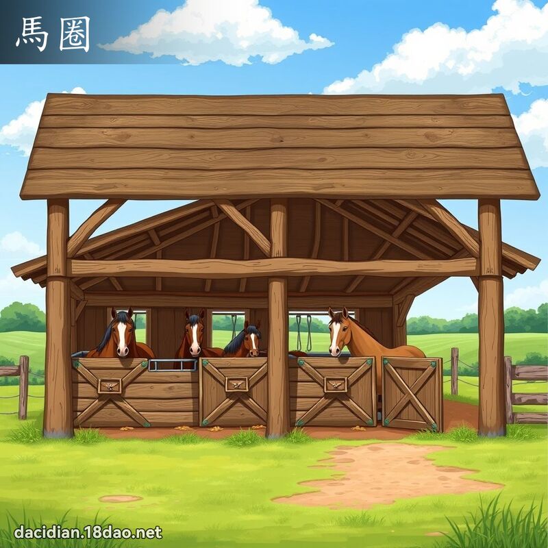 马圈 - 国语大辞典配图