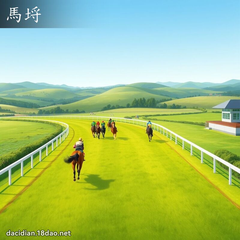 馬埒 - 國語大辭典配圖