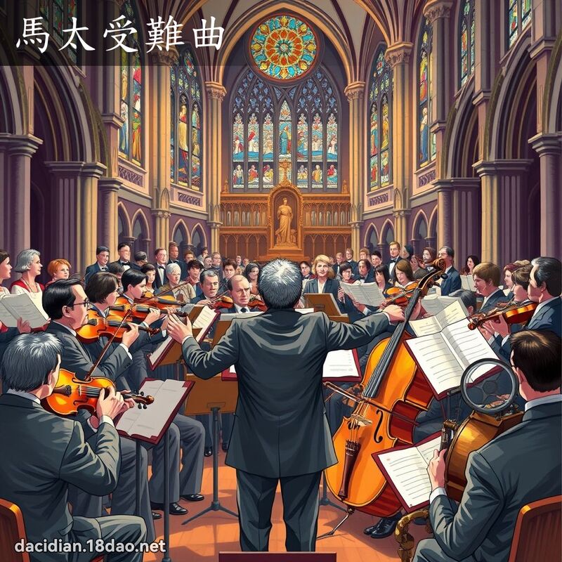 馬太受難曲 - 國語大辭典配圖
