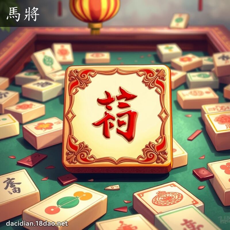 馬將 - 國語大辭典配圖