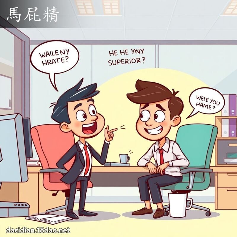 马屁精 - 国语大辞典配图