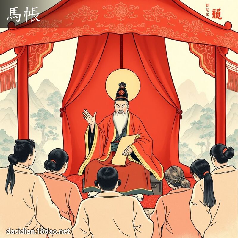 馬帳 - 國語大辭典配圖