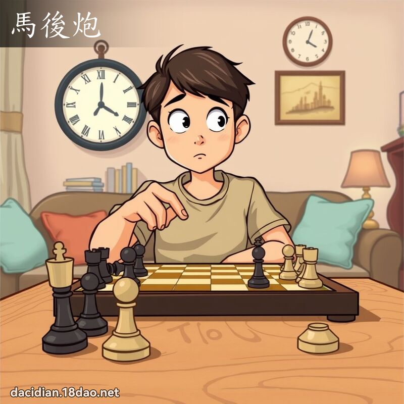 马后炮 - 国语大辞典配图