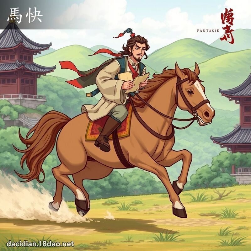 馬快 - 國語大辭典配圖